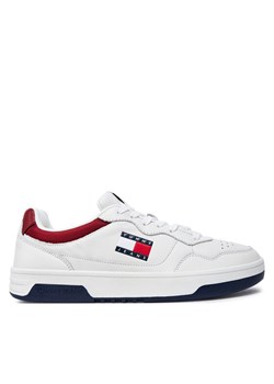 Tommy Jeans Sneakersy (New)Tjm Cupsole Leather Ess EM0EM01443 Biały ze sklepu MODIVO w kategorii Buty sportowe męskie - zdjęcie 182657429