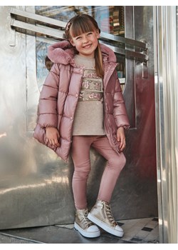 Mayoral Komplet bluzka i legginsy 4709 Brązowy Regular Fit ze sklepu MODIVO w kategorii Komplety dziewczęce - zdjęcie 182657475