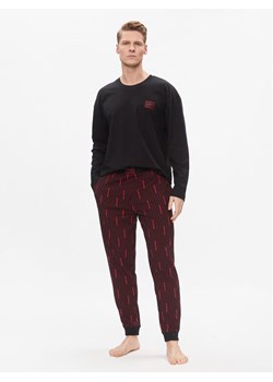 Hugo Piżama Acid Logo 50510471 Czarny Relaxed Fit ze sklepu MODIVO w kategorii Piżamy męskie - zdjęcie 182657506