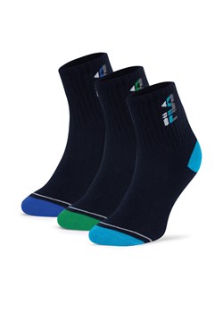 Fila Skarpety F8083-AW24 (3-pack) Granatowy ze sklepu MODIVO w kategorii Skarpetki dziecięce - zdjęcie 182657525