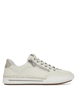 Rieker Sneakersy L7250-80 Écru ze sklepu MODIVO w kategorii Buty sportowe damskie - zdjęcie 182657618