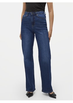 Vero Moda Jeansy Tessa 10311180 Granatowy Wide Leg ze sklepu MODIVO w kategorii Jeansy damskie - zdjęcie 182657619