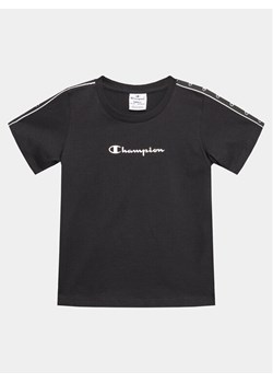 Champion T-Shirt 404643 Czarny Regular Fit ze sklepu MODIVO w kategorii T-shirty chłopięce - zdjęcie 182657666