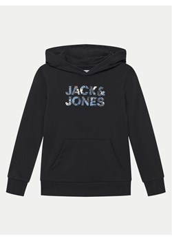 Jack&Jones Junior Bluza 12268859 Czarny Relaxed Fit ze sklepu MODIVO w kategorii Bluzy chłopięce - zdjęcie 182657765