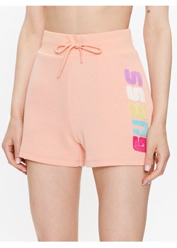 Guess Szorty sportowe Edwina V3GD11 FL04P Pomarańczowy Loose Fit ze sklepu MODIVO w kategorii Szorty - zdjęcie 182657856