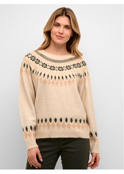 Cream Sweter Crcherry Knit 10610568 Beżowy Loose Fit ze sklepu MODIVO w kategorii Swetry damskie - zdjęcie 182658026