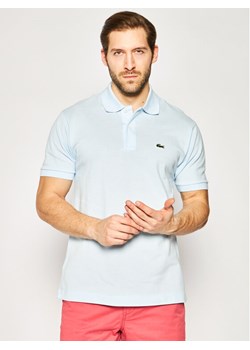 Lacoste Polo L1212 Niebieski Classic Fit ze sklepu MODIVO w kategorii T-shirty męskie - zdjęcie 182658076
