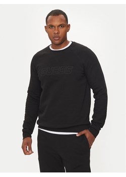Guess Bluza New Adwin Z4YQ16 K9V31 Czarny Regular Fit ze sklepu MODIVO w kategorii Bluzy męskie - zdjęcie 182658116