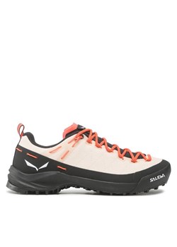 Salewa Trekkingi Wildfire Canvas W 61407-7265 Beżowy ze sklepu MODIVO w kategorii Buty trekkingowe damskie - zdjęcie 182658136