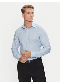 Calvin Klein Koszula Non Iron Tonal Strct Slim Shirt K10K113848 Niebieski Regular Fit - id: 0000304411113 - marki Calvin Klein - 182658158 Calvin Klein Koszula Non Iron Tonal Strct Slim Shirt K10K113848 Niebieski Regular Fit ze sklepu MODIVO w kategorii Koszule męskie - zdjęcie 182658158