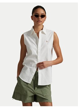 Polo Ralph Lauren Koszula 211968992001 Biały Classic Fit ze sklepu MODIVO w kategorii Koszule damskie - zdjęcie 182658159