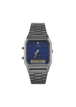 Casio Zegarek Vintage AQ-230EGG-2AEF Szary ze sklepu MODIVO w kategorii Zegarki - zdjęcie 182658169