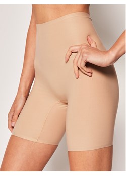 Chantelle Bielizna dolna z nogawkami Soft Stretch C26450 Beżowy ze sklepu MODIVO w kategorii Bielizna wyszczuplająca - zdjęcie 182658248