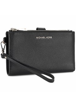 MICHAEL Michael Kors Duży Portfel Damski Wristlets 32T7GAFW4L Czarny ze sklepu MODIVO w kategorii Portfele damskie - zdjęcie 182658255