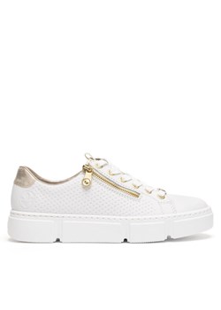 Rieker Sneakersy N5932-80 Biały ze sklepu MODIVO w kategorii Buty sportowe damskie - zdjęcie 182658509