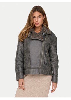 ONLY Kurtka z imitacji skóry Betty 15322044 Brązowy Regular Fit ze sklepu MODIVO w kategorii Kurtki damskie - zdjęcie 182658519