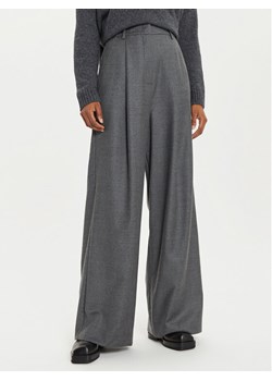 Weekend Max Mara Spodnie materiałowe Melodia 2425136142 Szary Wide Leg - id: 0000304199677 - marki Max Mara - 182658609 Weekend Max Mara Spodnie materiałowe Melodia 2425136142 Szary Wide Leg ze sklepu MODIVO w kategorii Spodnie damskie - zdjęcie 182658609