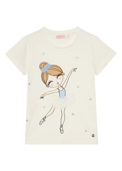 Original Marines T-Shirt DFP3071CF Biały Regular Fit ze sklepu MODIVO w kategorii Bluzki dziewczęce - zdjęcie 182658746
