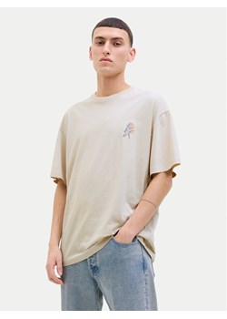 Jack&Jones T-Shirt Charge 12269384 Beżowy Relaxed Fit ze sklepu MODIVO w kategorii T-shirty męskie - zdjęcie 182658756