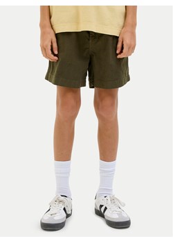 Jack&Jones Junior Szorty materiałowe Jaiden 12275023 Khaki Loose Fit ze sklepu MODIVO w kategorii Spodenki chłopięce - zdjęcie 182658789