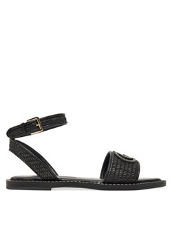 Guess Sandały FLJSIY FAB03 Czarny ze sklepu MODIVO w kategorii Sandały damskie - zdjęcie 182658947