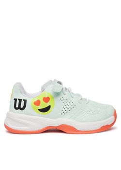 Wilson Buty do tenisa Kaos Emo K WRS331830 Zielony ze sklepu MODIVO w kategorii Buty sportowe dziecięce - zdjęcie 182659096