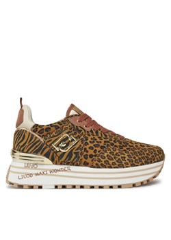 Liu Jo Sneakersy Maxi Wonder 01 BA4047 PX195 Brązowy ze sklepu MODIVO w kategorii Buty sportowe damskie - zdjęcie 182659185