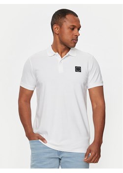 Petrol Industries Polo M-1040-POL945 Biały Slim Fit ze sklepu MODIVO w kategorii T-shirty męskie - zdjęcie 182659188