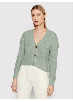 ONLY Kardigan Carol 15211521 Zielony Relaxed Fit ze sklepu MODIVO w kategorii Swetry damskie - zdjęcie 182659247