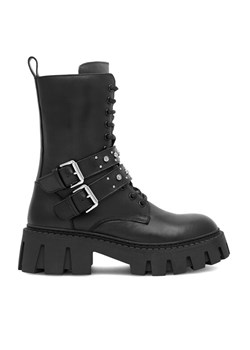 Eva Minge Botki GANDRA-8326 Czarny ze sklepu MODIVO w kategorii Workery damskie - zdjęcie 182659316