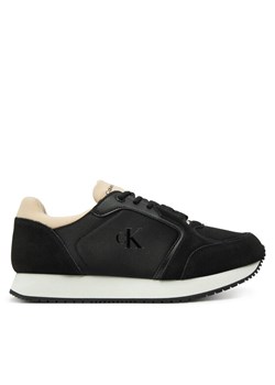 Calvin Klein Jeans Sneakersy Runner Laceup Low Mg Media YW0YW01644 Czarny - id: 0000304567667 - marki Calvin Klein - 182659406 Calvin Klein Jeans Sneakersy Runner Laceup Low Mg Media YW0YW01644 Czarny ze sklepu MODIVO w kategorii Buty sportowe damskie - zdjęcie 182659406