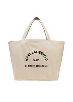 KARL LAGERFELD Torebka A1W50006 Beżowy ze sklepu MODIVO w kategorii Torby Shopper bag - zdjęcie 182659505