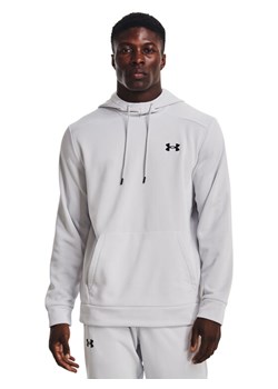 Under Armour Bluza UA Armour Fleece Hoodie 1373353 Szary Regular Fit ze sklepu MODIVO w kategorii Bluzy męskie - zdjęcie 182659517