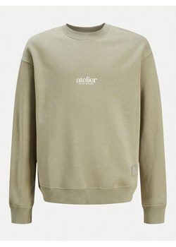 Jack&Jones Junior Bluza Brooklyn Graphic 12263290 Beżowy Relaxed Fit ze sklepu MODIVO w kategorii Bluzy chłopięce - zdjęcie 182659526
