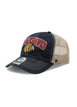 47 Brand Czapka z daszkiem Chicago Blackhawks H-TSCLA04LAP-VB Czarny ze sklepu MODIVO w kategorii Czapki dziecięce - zdjęcie 182659528