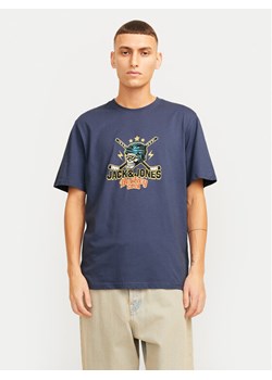 Jack&Jones T-Shirt Eight Skull 12264841 Granatowy Standard Fit ze sklepu MODIVO w kategorii T-shirty męskie - zdjęcie 182659557