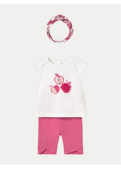 Mayoral Komplet t-shirt i legginsy 1763 Różowy Regular Fit ze sklepu MODIVO w kategorii Odzież dla niemowląt - zdjęcie 182659636