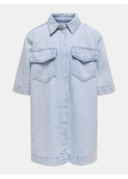 Kids ONLY Sukienka jeansowa Sophie 15344561 Niebieski Oversize ze sklepu MODIVO w kategorii Sukienki dziewczęce - zdjęcie 182659659