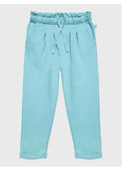 United Colors Of Benetton Spodnie dresowe 3JLXCF025 Turkusowy Regular Fit ze sklepu MODIVO w kategorii Spodnie dziewczęce - zdjęcie 182659735