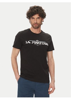 La Martina T-Shirt Aguer MAR304 JS206 Czarny Regular Fit ze sklepu MODIVO w kategorii T-shirty męskie - zdjęcie 182659798
