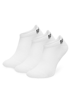 Reebok Zestaw 3 par niskich skarpet unisex R0356P-SS24 (3-pack) Biały ze sklepu MODIVO w kategorii Skarpetki damskie - zdjęcie 182659889