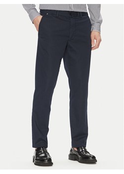 BOSS Spodnie materiałowe H-Kaiton1 50540650 Granatowy Slim Fit ze sklepu MODIVO w kategorii Spodnie męskie - zdjęcie 182659898