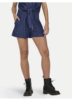 JDY Szorty materiałowe Kai 15321166 Granatowy Regular Fit ze sklepu MODIVO w kategorii Szorty - zdjęcie 182659907