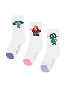 INSIDE OUT 2 Skarpety ACCCS-SS25-337PIO(3-PACK) Biały ze sklepu MODIVO w kategorii Skarpetki dziecięce - zdjęcie 182660129