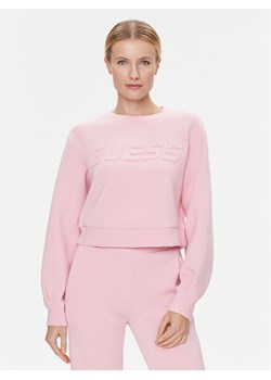 Guess Bluza Cindra V3BQ15 K7UW2 Różowy Regular Fit ze sklepu MODIVO w kategorii Bluzy damskie - zdjęcie 182660177