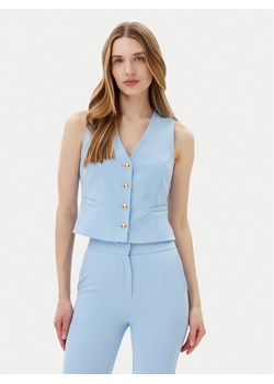 Maryley Kamizelka 25EB128/43MA Błękitny Regular Fit ze sklepu MODIVO w kategorii Kamizelki damskie - zdjęcie 182660215