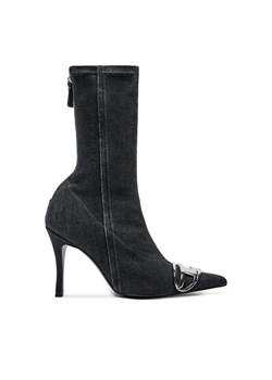 Diesel Botki 95mm D-Venus Y03413P6078 Czarny ze sklepu MODIVO w kategorii Botki - zdjęcie 182660226