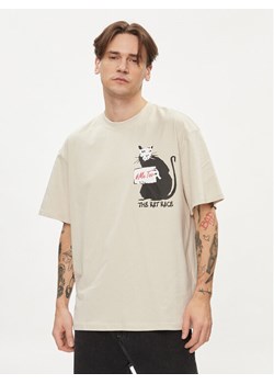 Only & Sons T-Shirt Banksy 22024752 Beżowy Relaxed Fit ze sklepu MODIVO w kategorii T-shirty męskie - zdjęcie 182660316