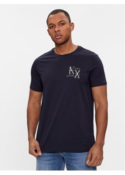 Armani Exchange T-Shirt 3DZTHQ ZJ9AZ 15CX Granatowy Regular Fit ze sklepu MODIVO w kategorii T-shirty męskie - zdjęcie 182660445