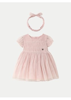 Mayoral Sukienka elegancka 1902 Różowy Regular Fit ze sklepu MODIVO w kategorii Sukienki niemowlęce - zdjęcie 182660466